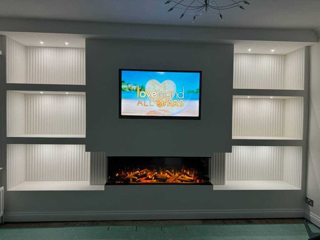 Media wall installation